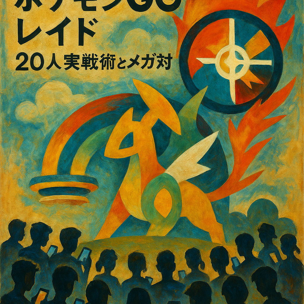 急上昇『ポケモンGOレイド』20人実戦術とメガ対応