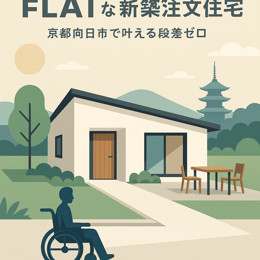 FLATな新築注文住宅：京都向日市で叶える段差ゼロ