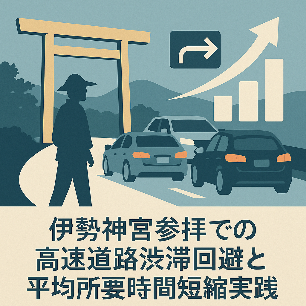 伊勢神宮参拝での高速道路渋滞回避と平均所要時間短縮実践