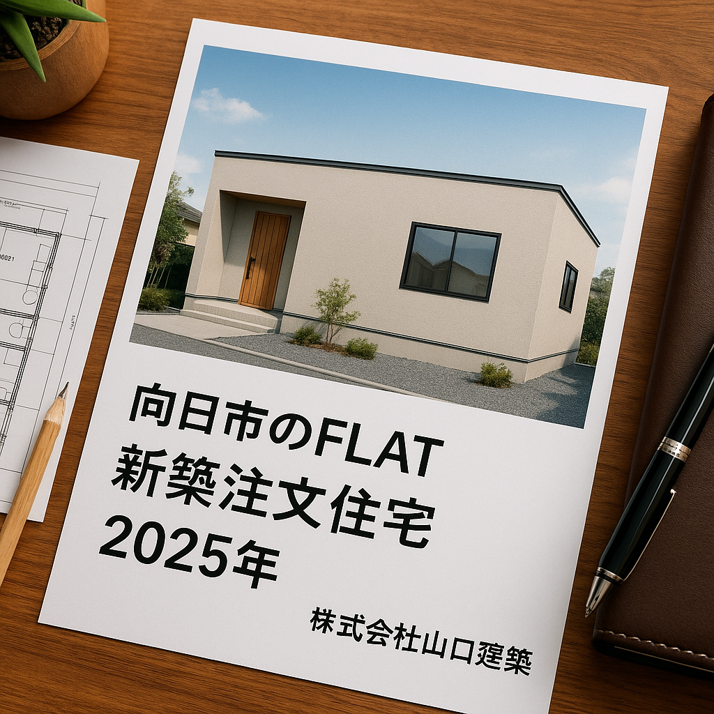 向日市のFLAT新築注文住宅 2025年｜株式会社山口建築