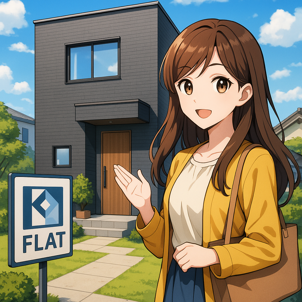 2025年11月のFLAT新築注文住宅実例｜向日市