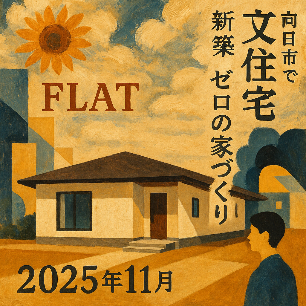 向日市でFLAT新築注文住宅 段差ゼロの家づくり 2025年11月