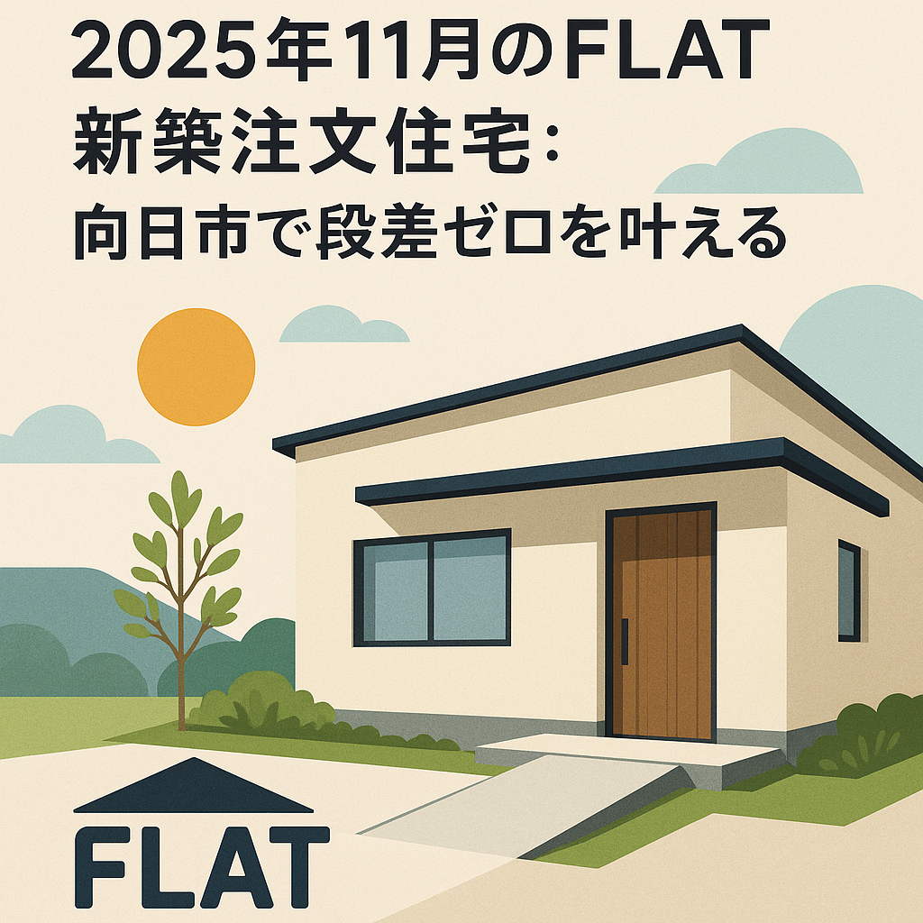 2025年11月のFLAT新築注文住宅：向日市で段差ゼロを叶える