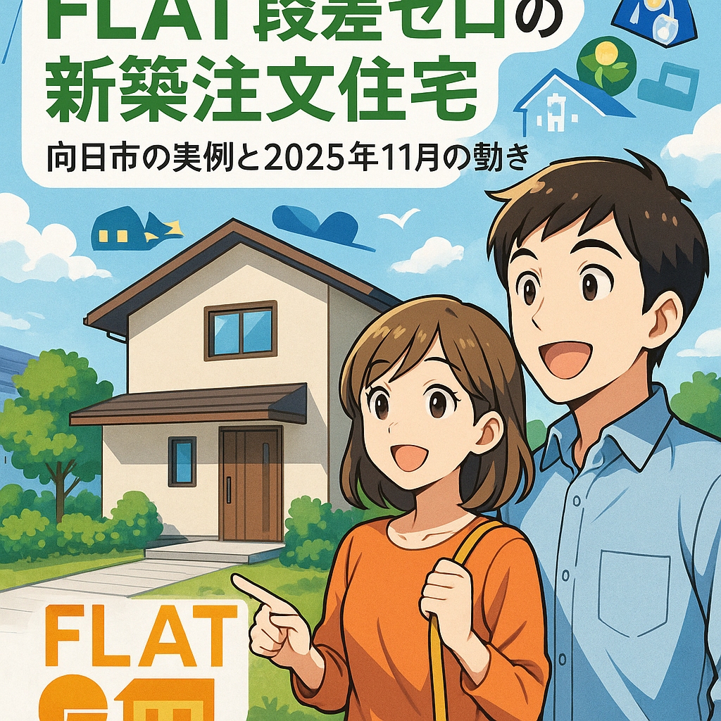 FLAT段差ゼロの新築注文住宅｜向日市の実例と2025年11月の動き