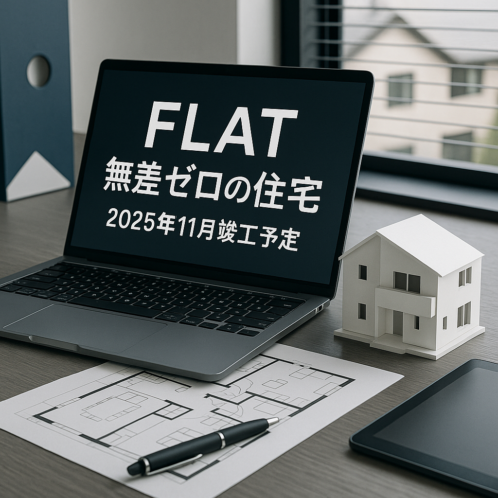 FLAT段差ゼロの新築注文住宅：2025年11月竣工予定
