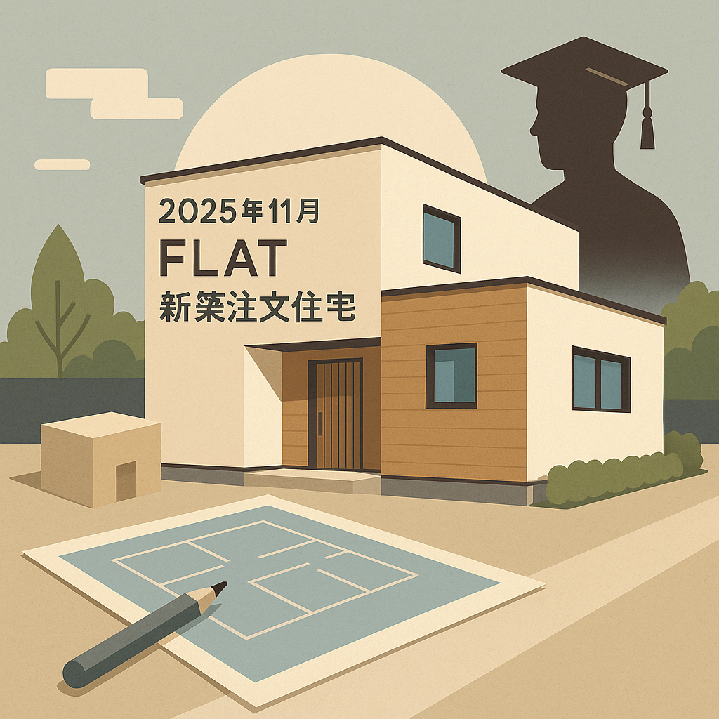 向日市のFLAT新築注文住宅 2025年11月竣工の学び