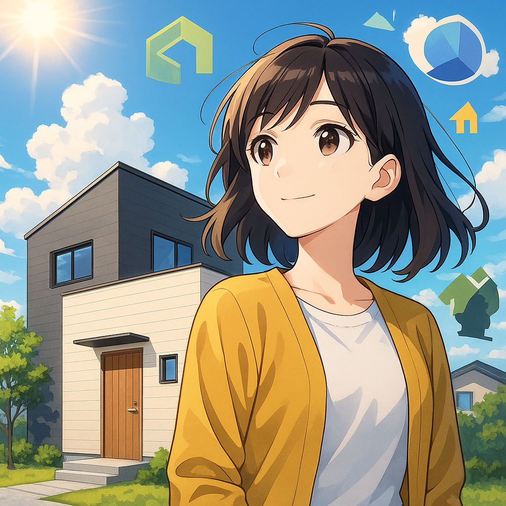 向日市のFLAT新築注文住宅：2025年11月竣工の実例